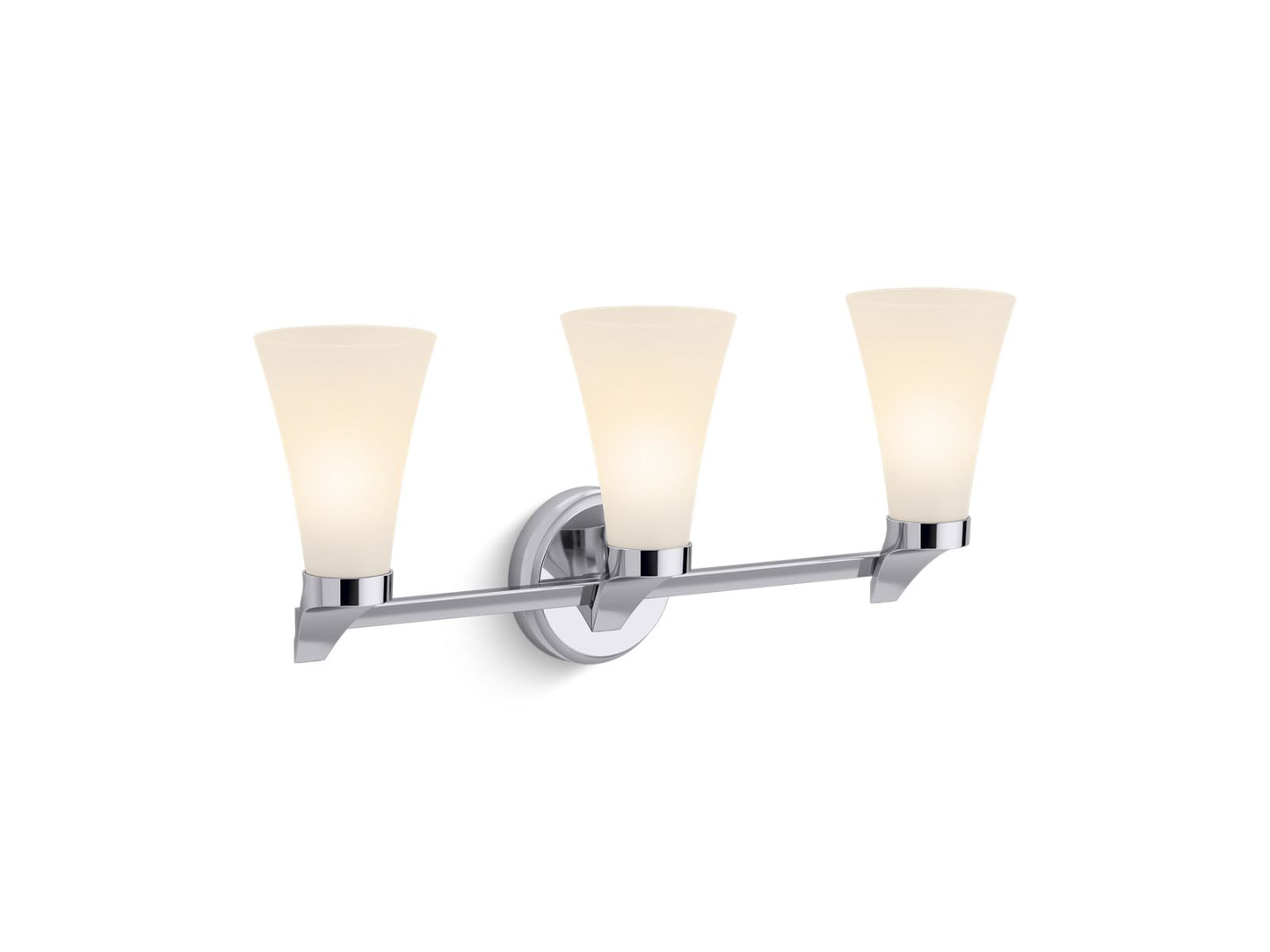 KOHLER K-26848-SC03-CPL Simplice Three-Light Sconce In Polished Chrome