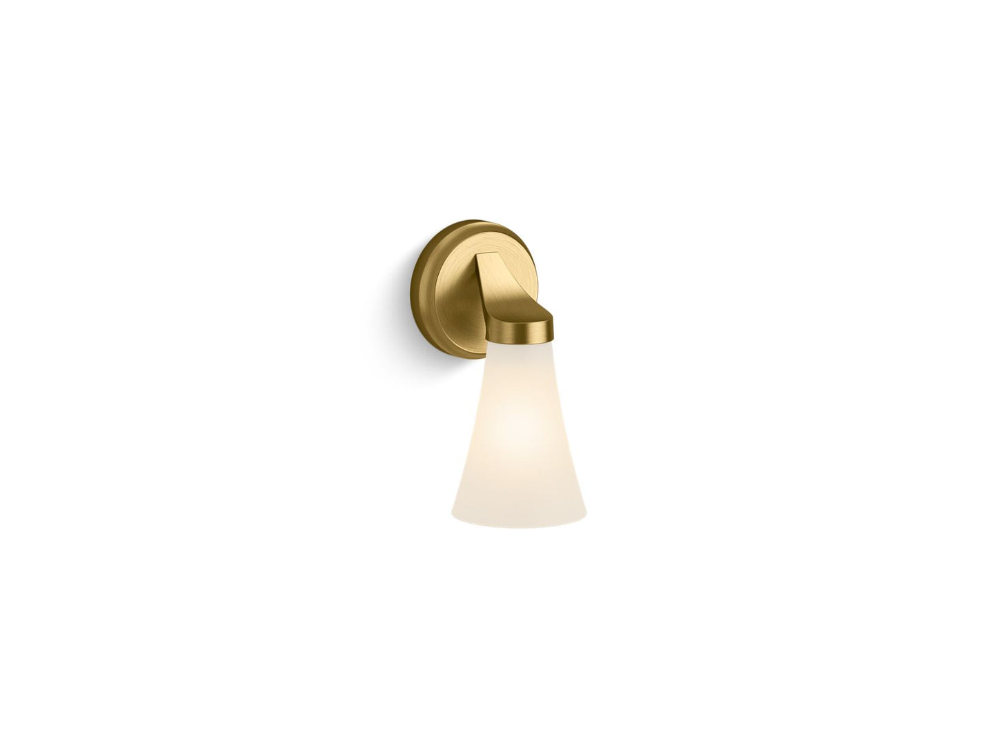 KOHLER K-26846-SC01-2GL Simplice One-Light Sconce In Brushed Moderne Brass