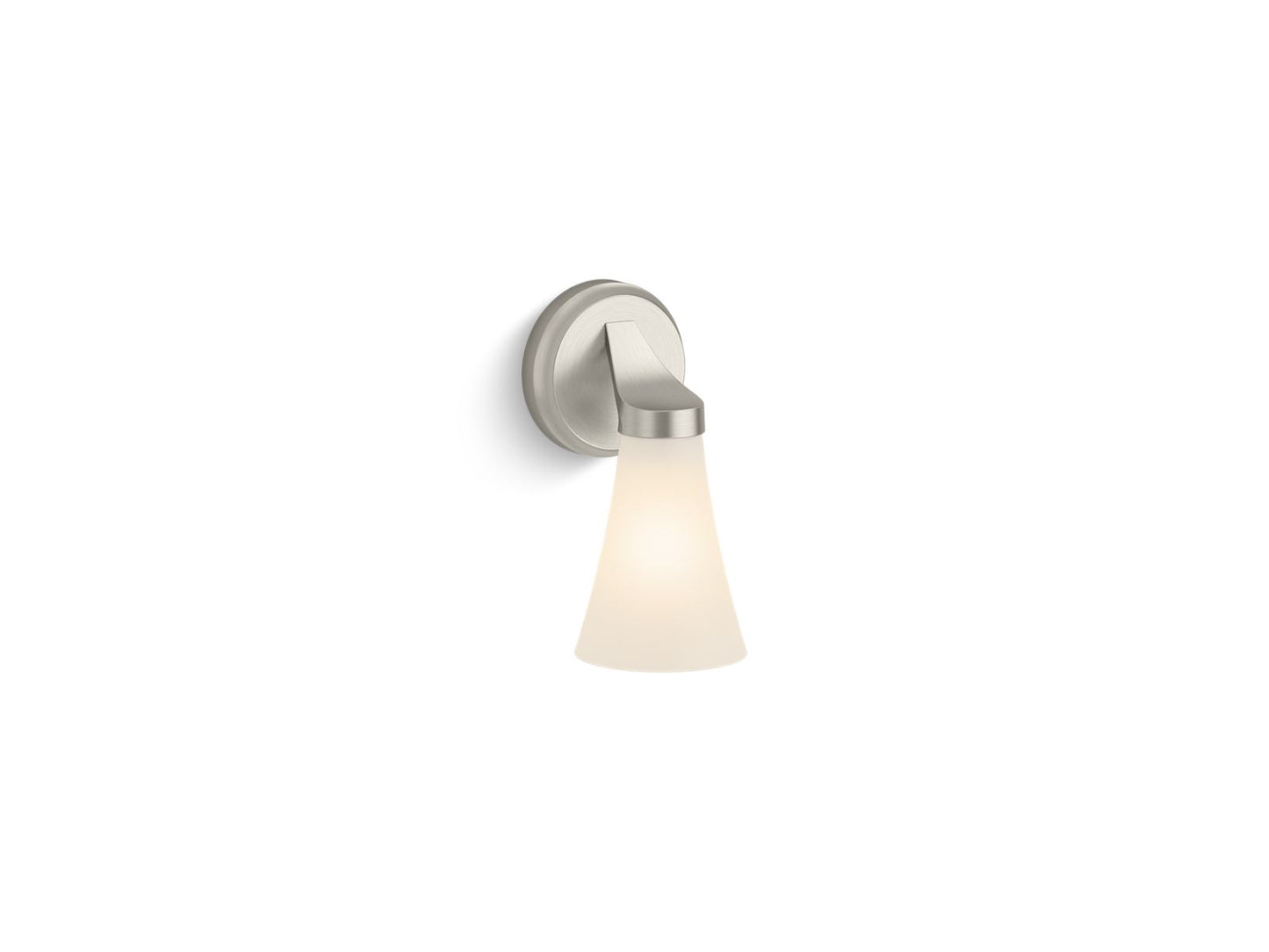 KOHLER K-26846-SC01-BNL Simplice One-Light Sconce In Brushed Nickel