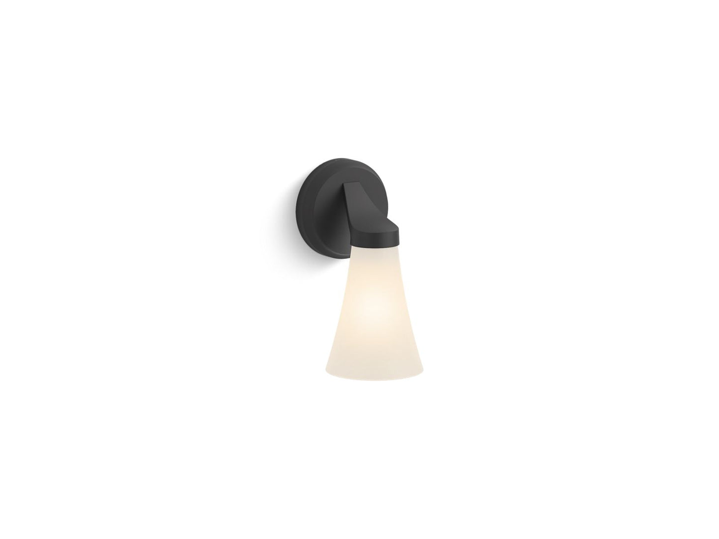 KOHLER K-26846-SC01-BLL Simplice One-Light Sconce In Matte Black