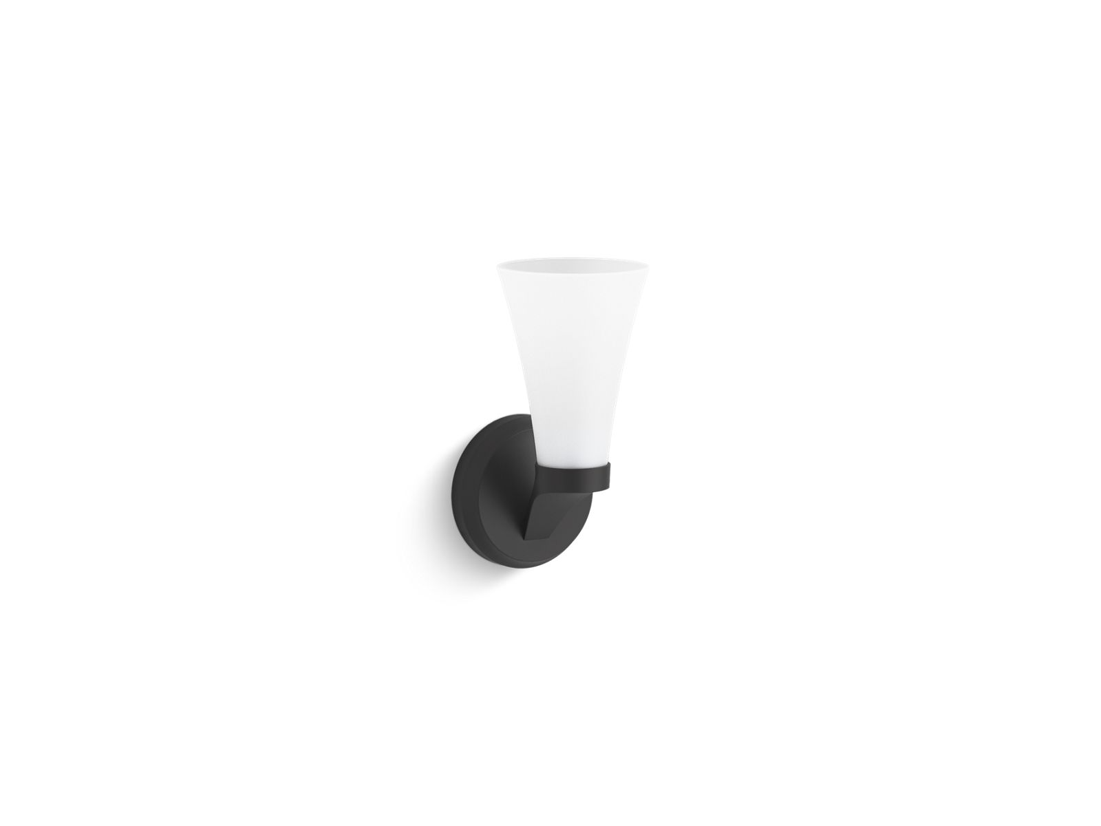 KOHLER K-26846-SC01-BLL Simplice One-Light Sconce - Matte Black
