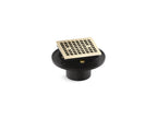 KOHLER K-22673-AF Clearflo Square Brass Tile-In Shower Drain - Vibrant French Gold