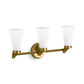 KOHLER K-26848-SC03-2GL Simplice Three-Light Sconce In Brushed Moderne Brass