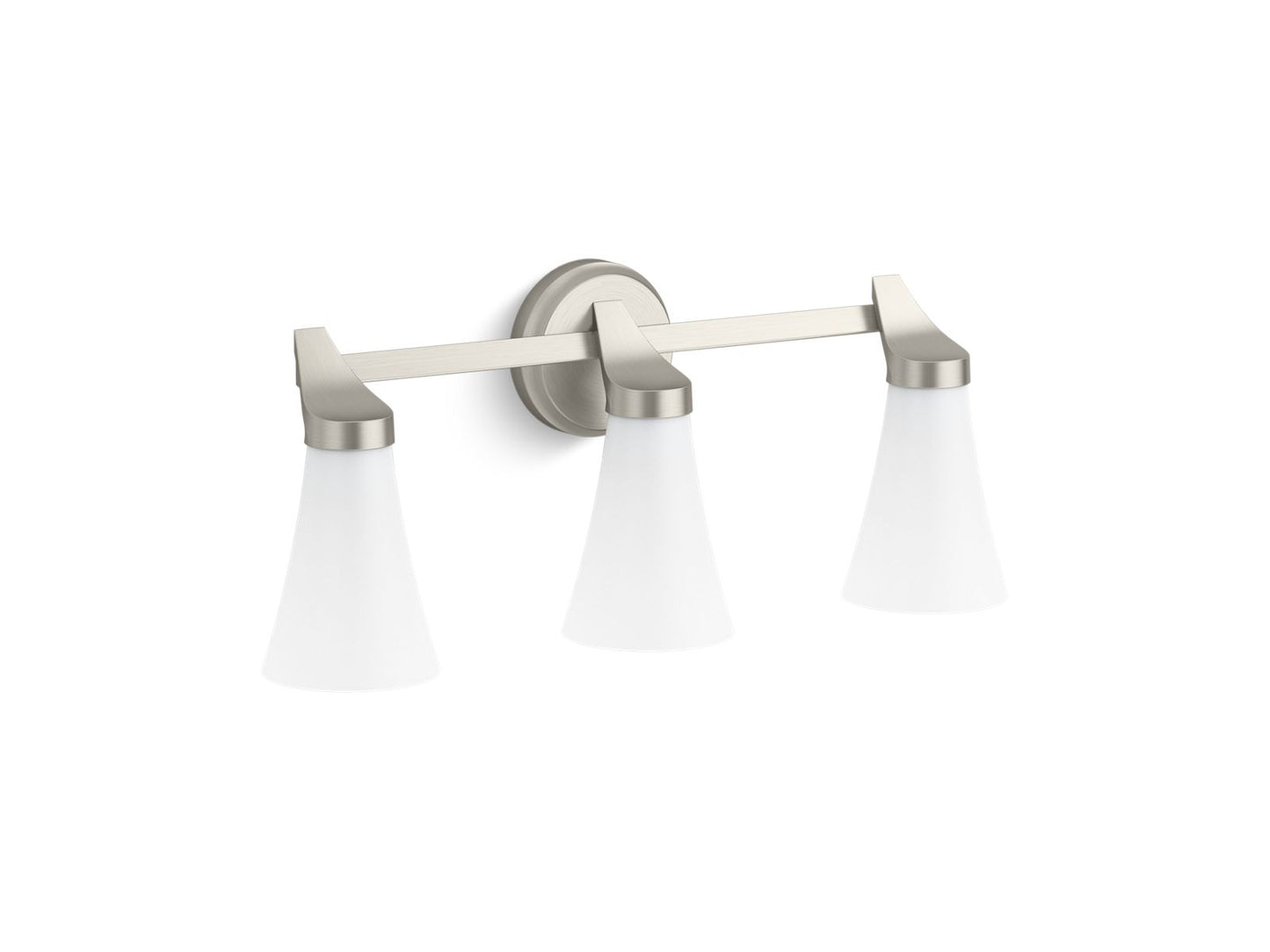 KOHLER K-26848-SC03-BNL Simplice Three-Light Sconce In Brushed Nickel