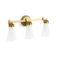 KOHLER K-26848-SC03-2GL Simplice Three-Light Sconce In Brushed Moderne Brass