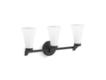 KOHLER K-26848-SC03-BLL Simplice Three-Light Sconce - Matte Black