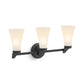 KOHLER K-26848-SC03-BLL Simplice Three-Light Sconce In Matte Black