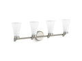 KOHLER K-26849-SC04-BNL Simplice Four-Light Sconce - Brushed Nickel