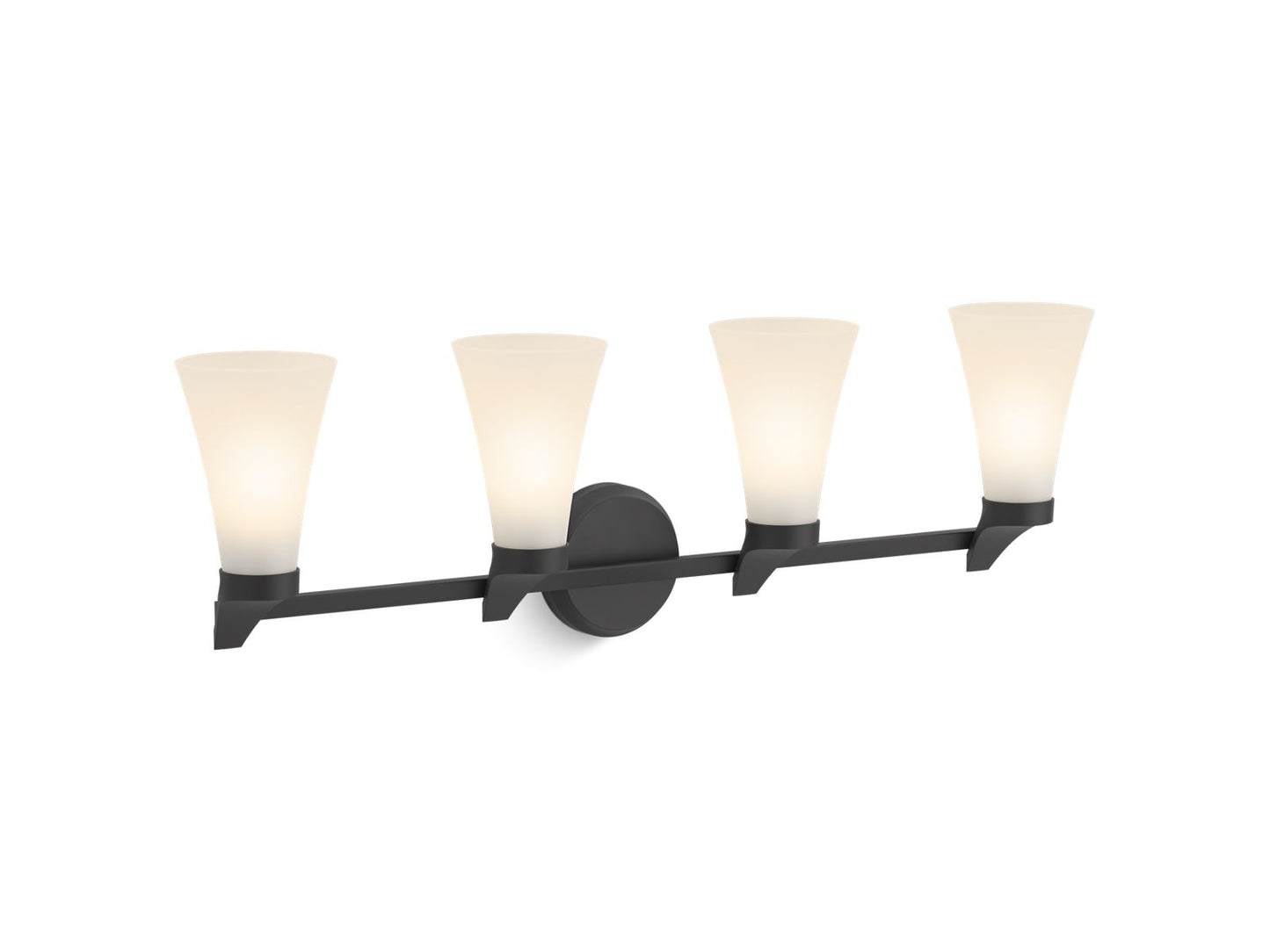 KOHLER K-26849-SC04-BLL Simplice Four-Light Sconce In Matte Black