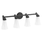 KOHLER K-26849-SC04-BLL Simplice Four-Light Sconce In Matte Black