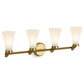 KOHLER K-26849-SC04-2GL Simplice Four-Light Sconce In Brushed Moderne Brass