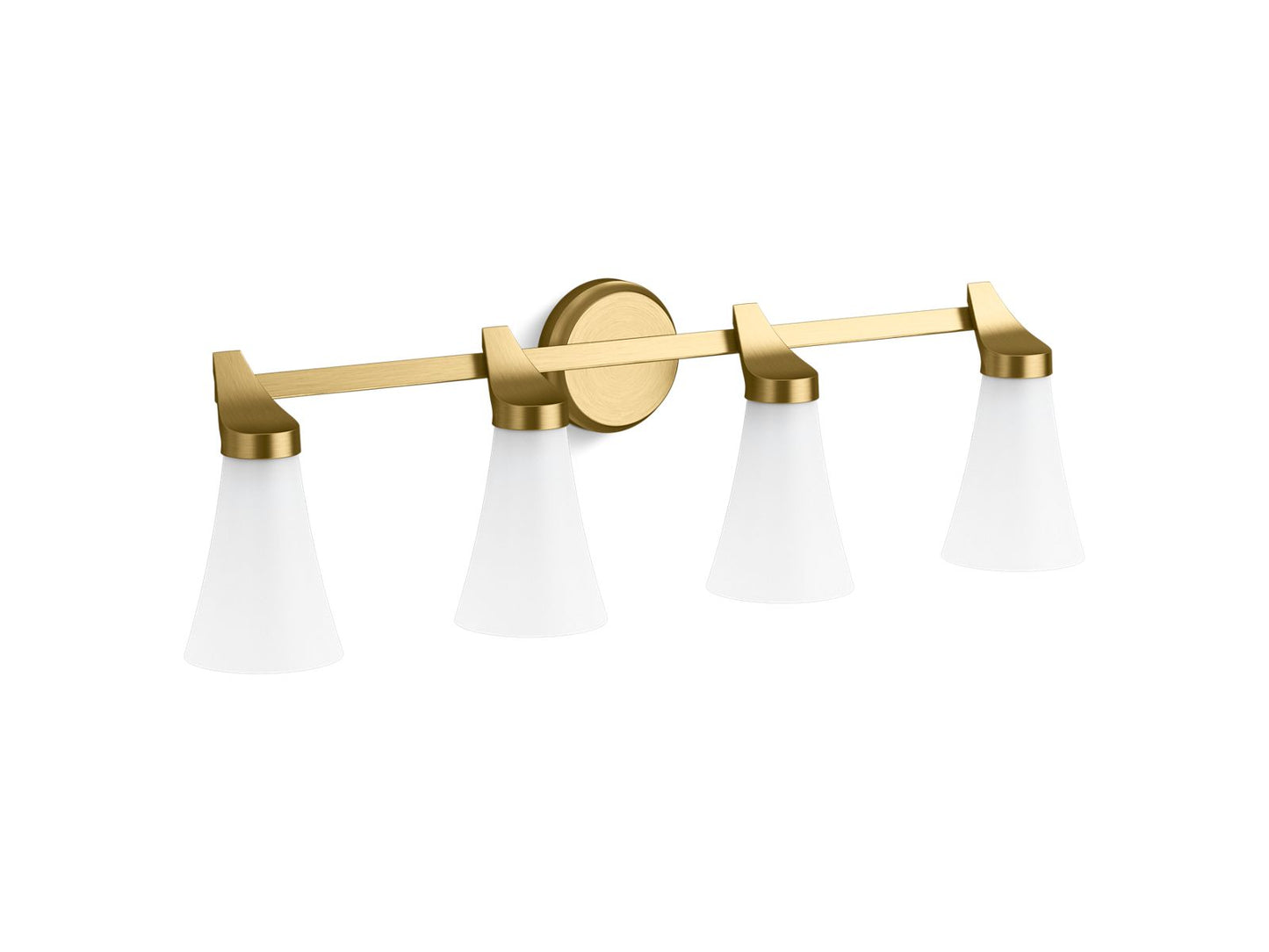 KOHLER K-26849-SC04-2GL Simplice Four-Light Sconce In Brushed Moderne Brass