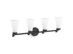 KOHLER K-26849-SC04-BLL Simplice Four-Light Sconce - Matte Black