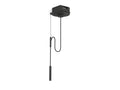 KOHLER K-25780-BL Purist Suspend Ceiling-Mount Kitchen Faucet Kit In Matte Black