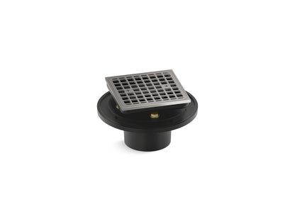 KOHLER K-22673-TT Clearflo Square brass tile-in shower drain - Vibrant Titanium