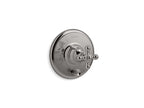 KOHLER K-T72768-3-TT Artifacts Rite-Temp Valve Trim With Push-Button Diverter And Cross Handle - Vibrant Titanium
