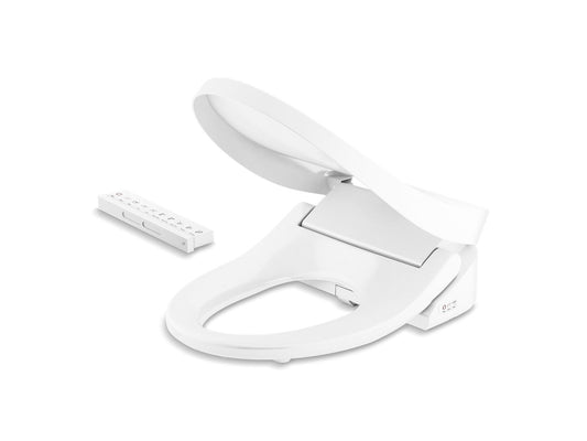 KOHLER K-28119-0 Purewash E815 Elongated Bidet Toilet Seat With Remote Control In White