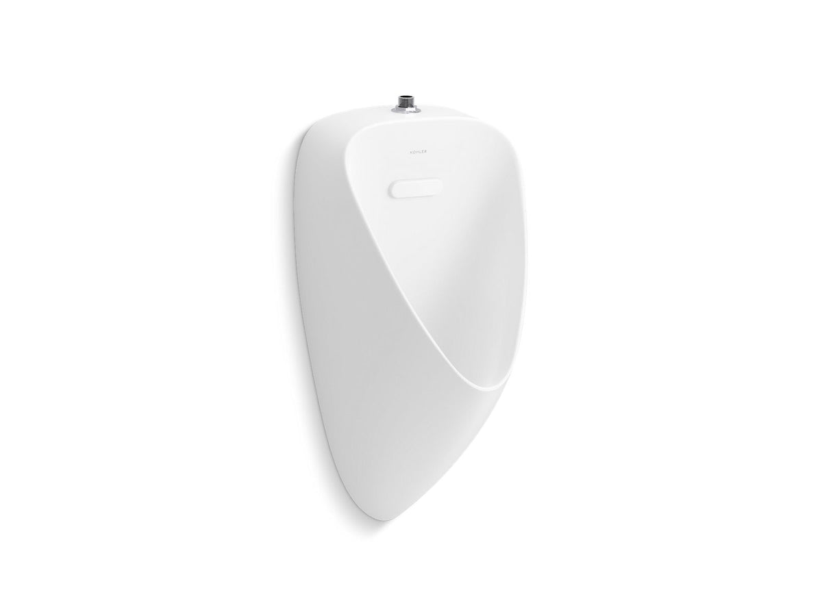 KOHLER K-28079-ET-0 Tend Washout half-stall 0.125 gpf urinal, top spud - White