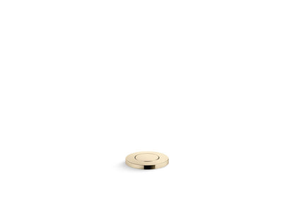 KOHLER K-35726-AF Garbage disposal air switch button - Vibrant French Gold