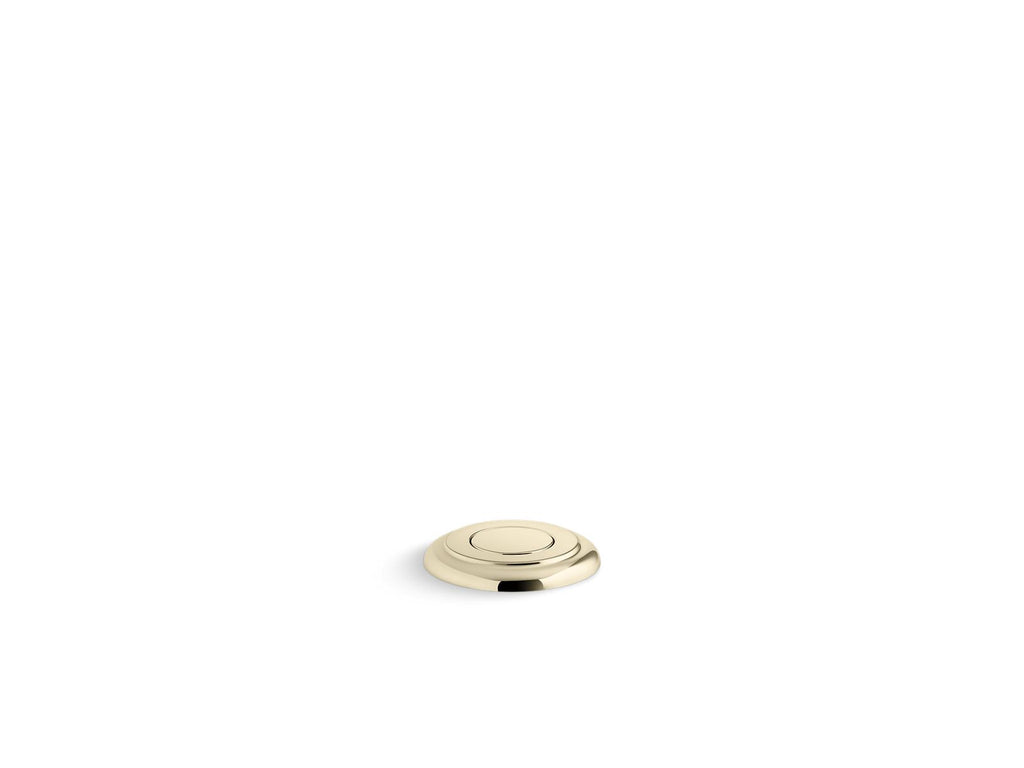 KOHLER K-35725-AF Garbage Disposal Air Switch Button - Vibrant French Gold