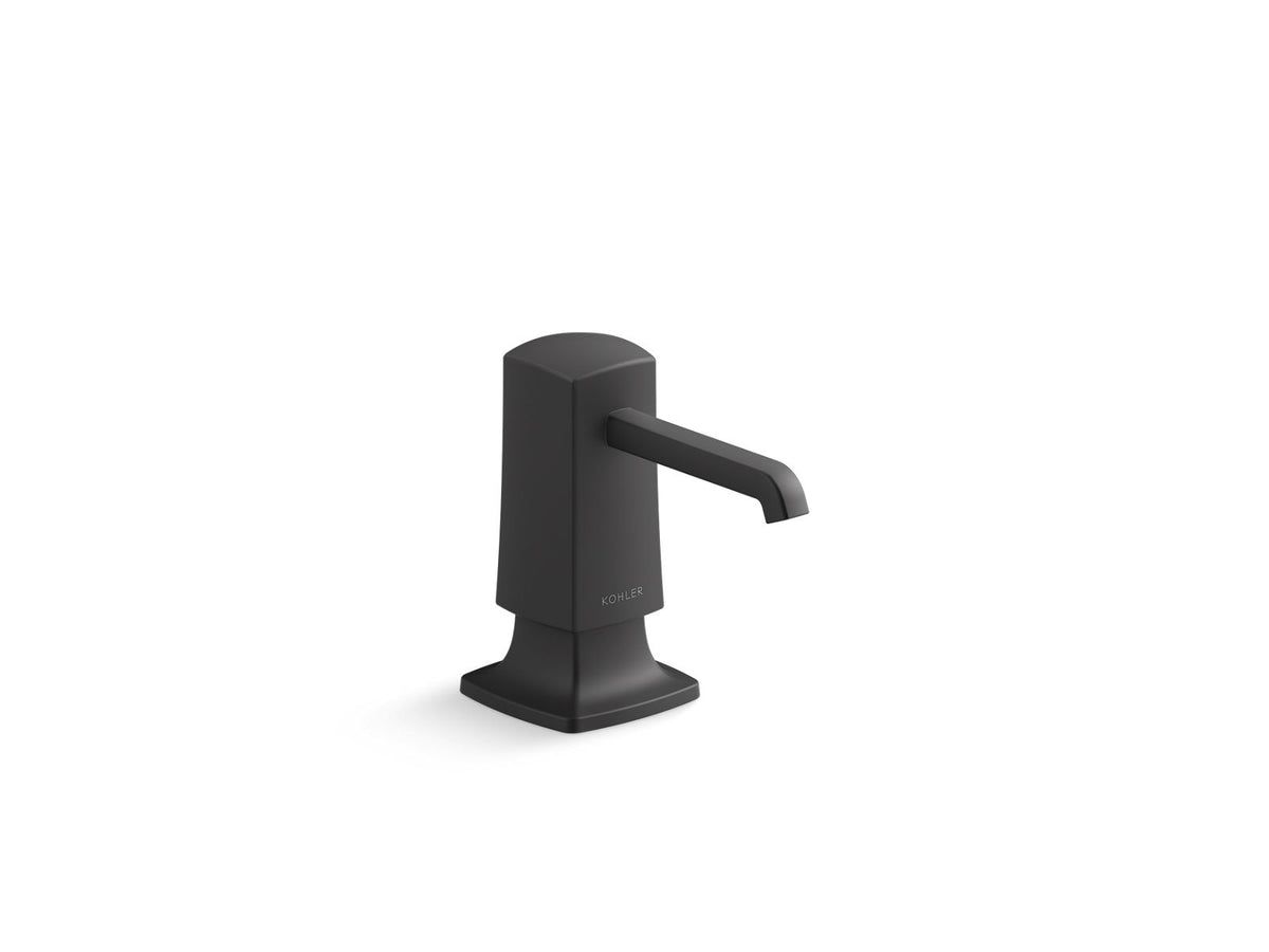 KOHLER K-35760-BL Graze Soap/Lotion Dispenser - Matte Black