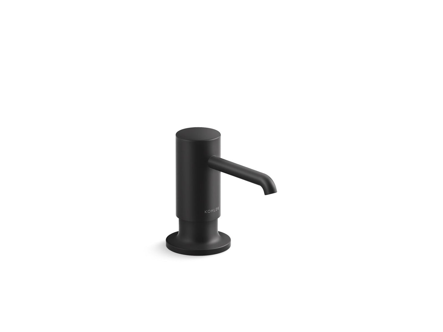 KOHLER K-35761-BL Purist Soap/Lotion Dispenser In Matte Black