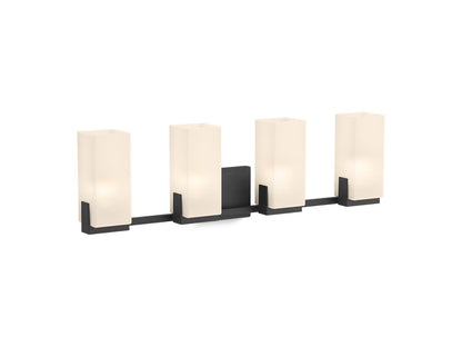 KOHLER K-28973-SC04-BLL Honesty Four-Light Sconce In Matte Black