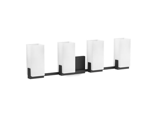 KOHLER K-28973-SC04-BLL Honesty Four-Light Sconce In Matte Black