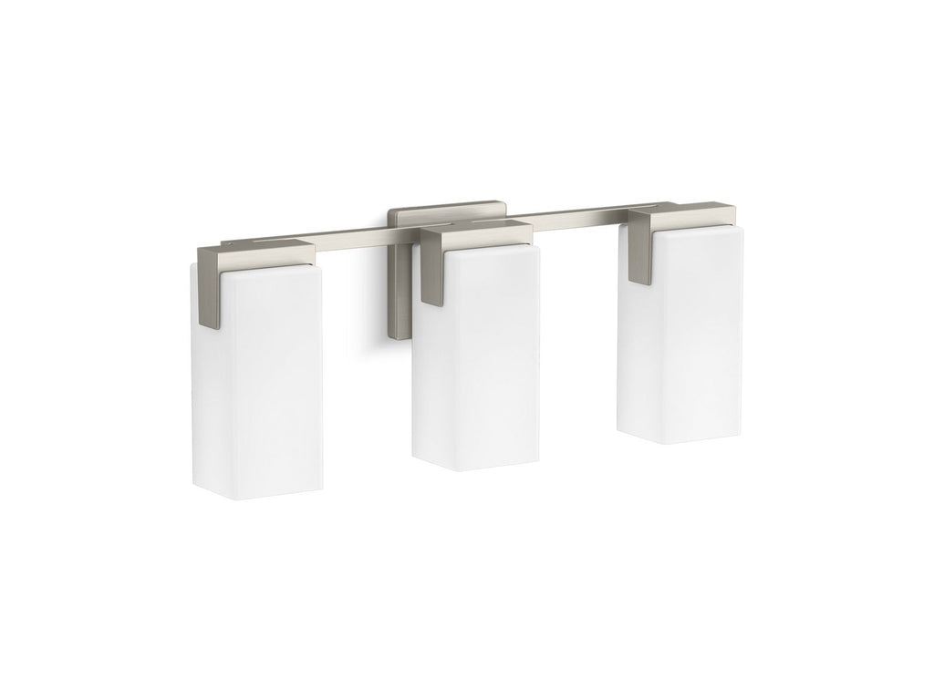KOHLER K-31494-SC03-BNL Honesty Three-Light Sconce - Brushed Nickel