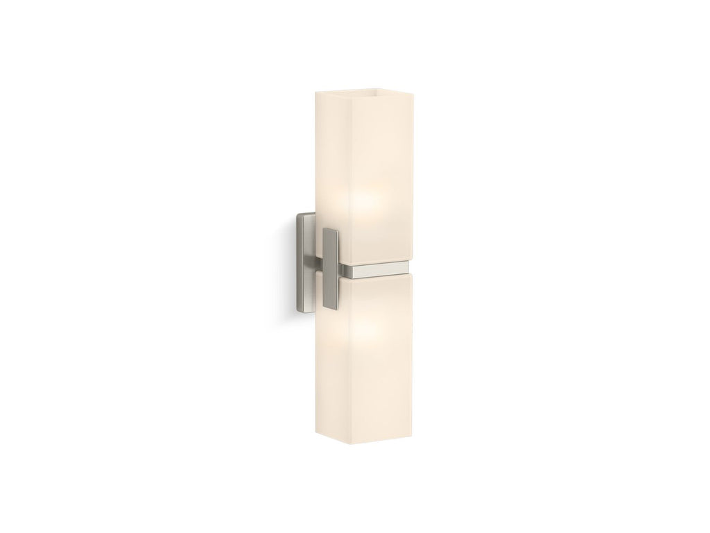 KOHLER K-31493-SC02-BNL Honesty Two-Light Sconce - Brushed Nickel