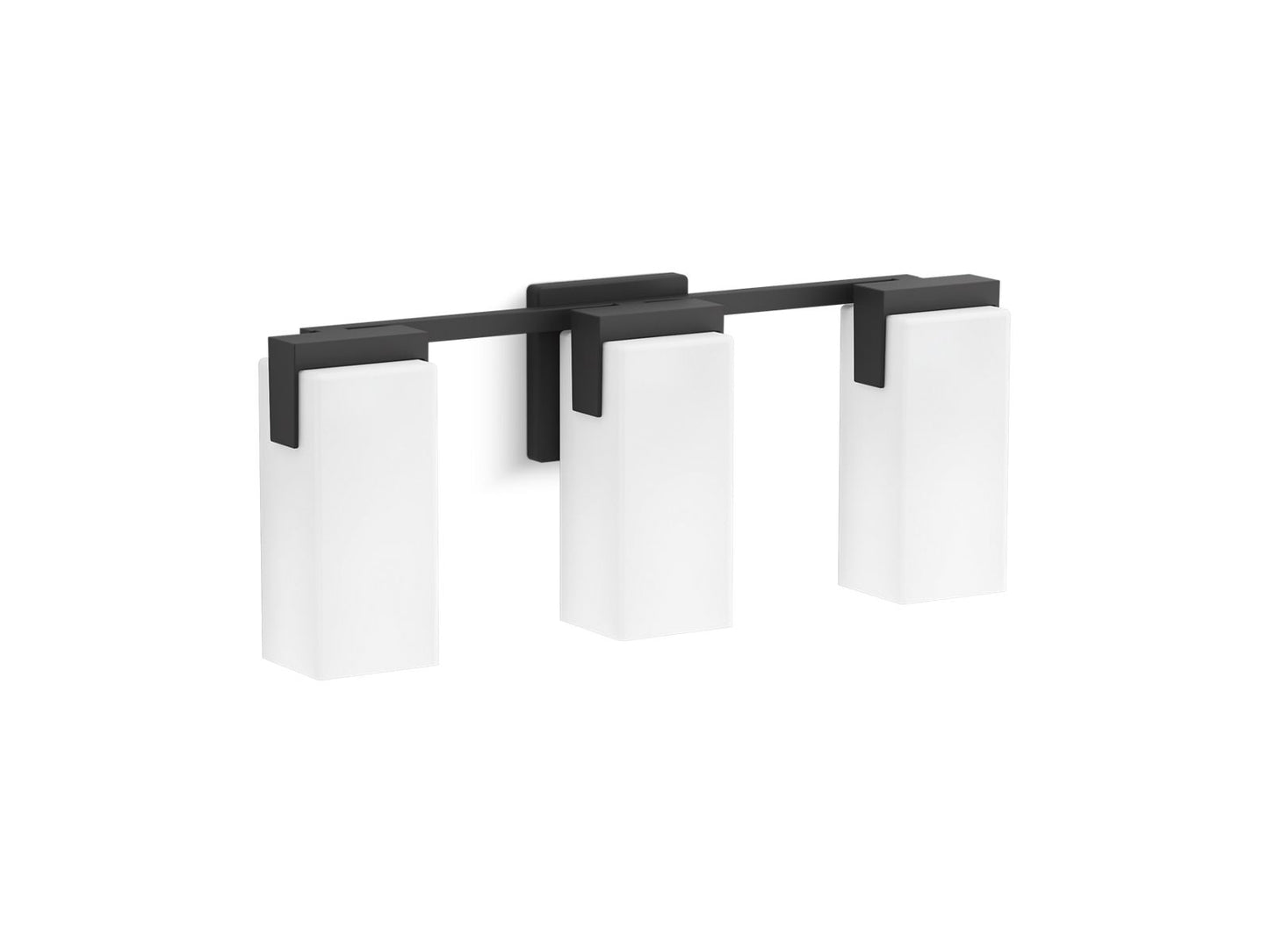 KOHLER K-31494-SC03-BLL Honesty Three-Light Sconce In Matte Black