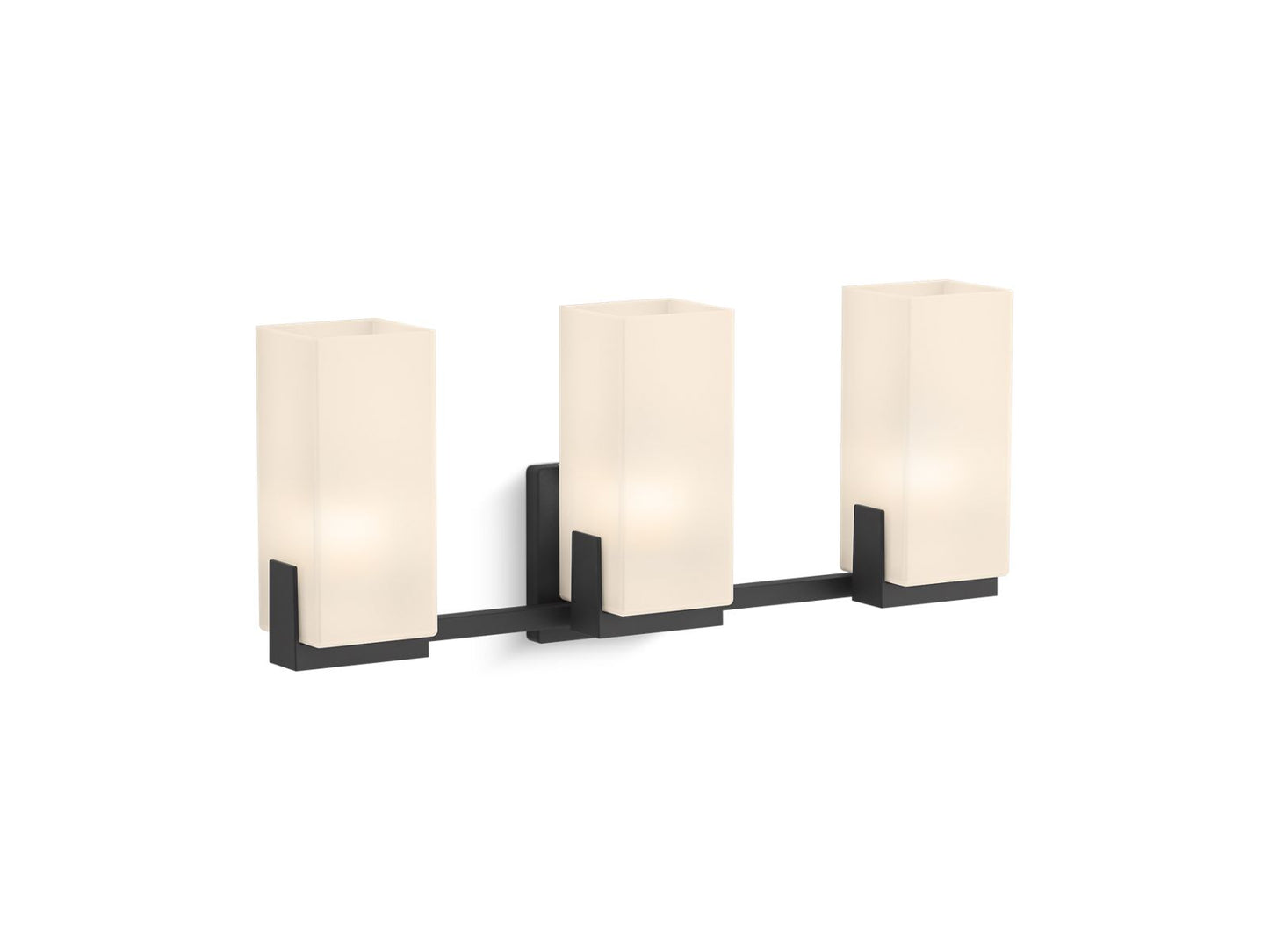 KOHLER K-31494-SC03-BLL Honesty Three-Light Sconce In Matte Black