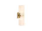 KOHLER K-31493-SC02-2GL Honesty Two-Light Sconce - Brushed Moderne Brass