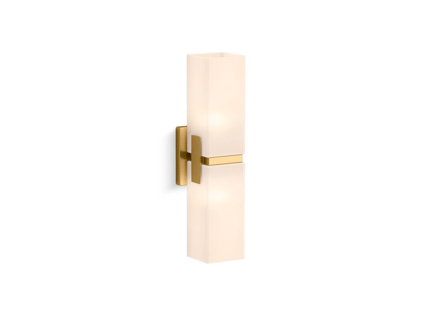 KOHLER K-31493-SC02-2GL Honesty Two-Light Sconce In Brushed Moderne Brass