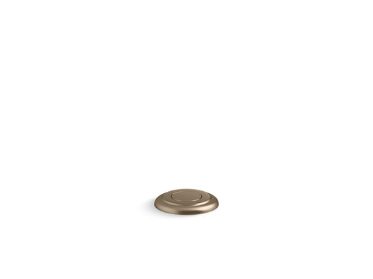 KOHLER K-35725-BV Garbage Disposal Air Switch Button In Vibrant Brushed Bronze