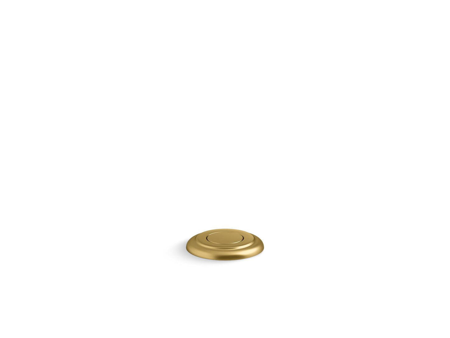 KOHLER K-35725-2MB Garbage Disposal Air Switch Button In Vibrant Brushed Moderne Brass