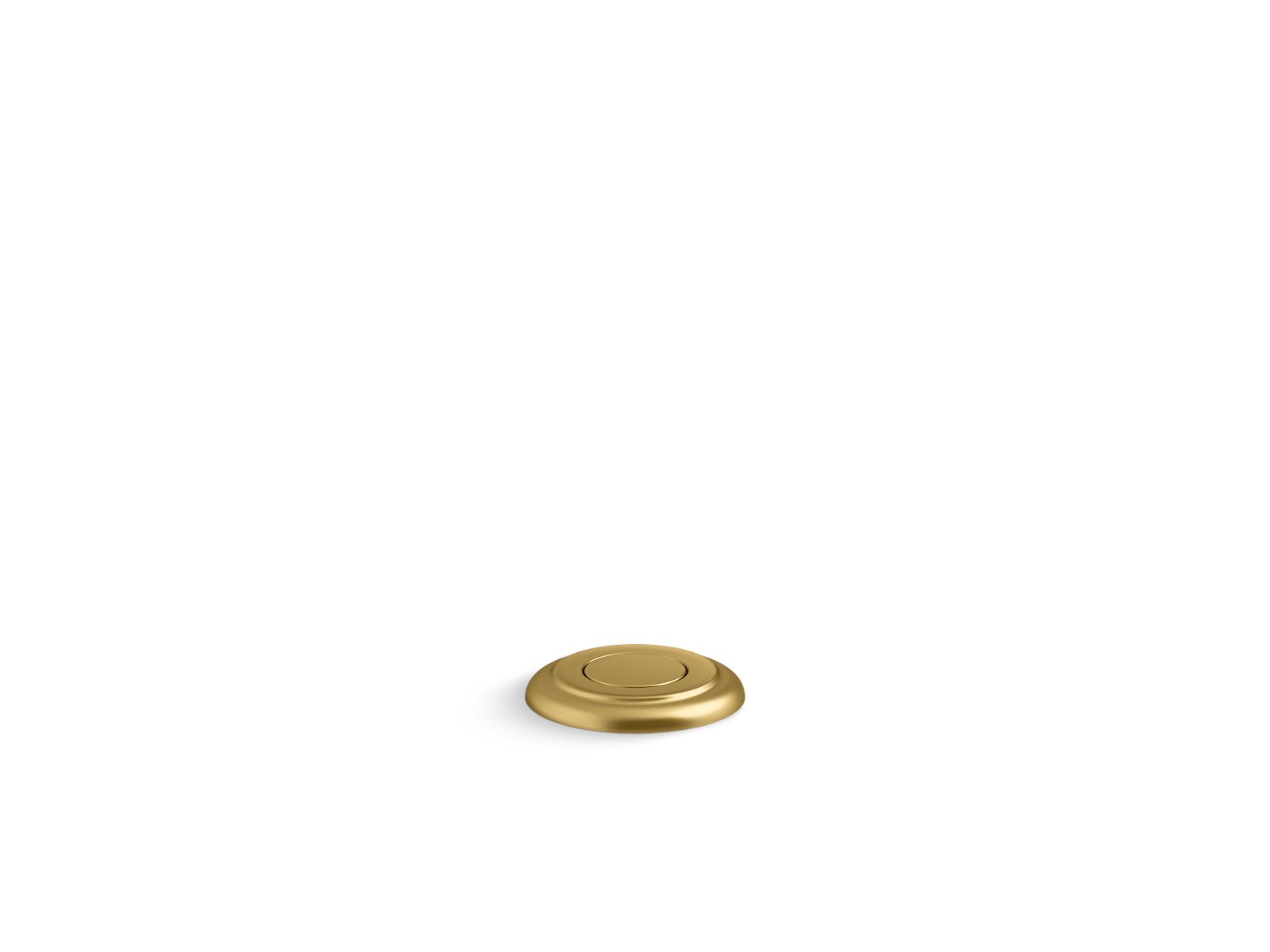 KOHLER K-35725-2MB Garbage disposal air switch button - Vibrant Brushed Moderne Brass