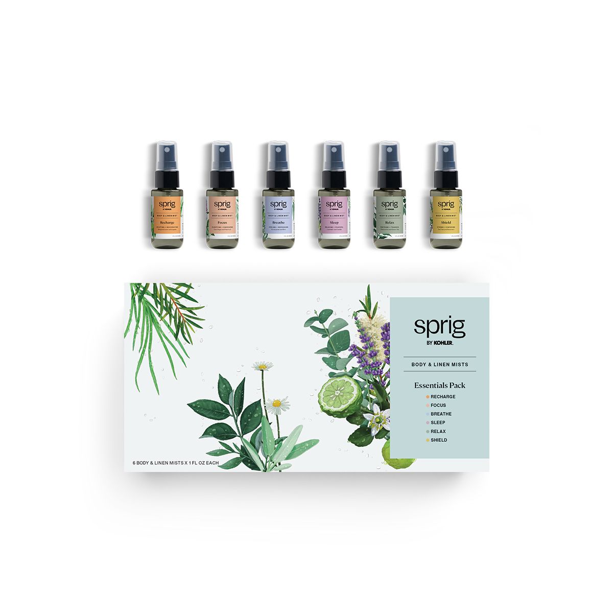 KOHLER K-28151-B6-NA Sprig Body & Linen Mist Essentials Pack