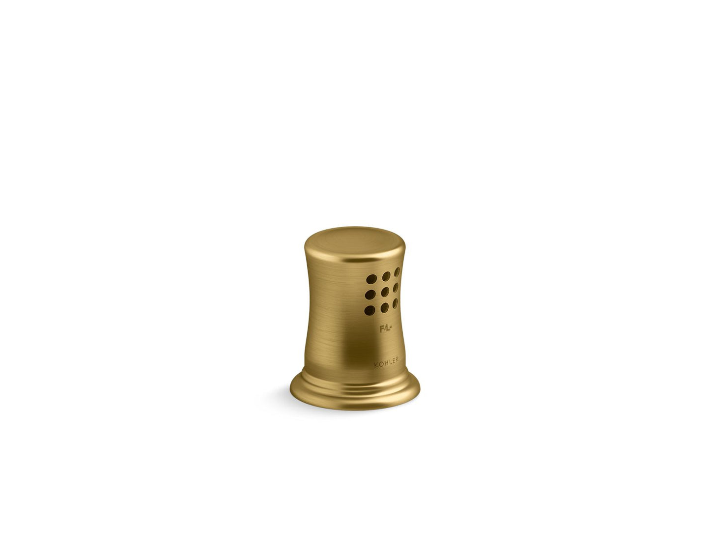 KOHLER K-35714-2MB Air Gap Cover With Collar In Vibrant Brushed Moderne Brass