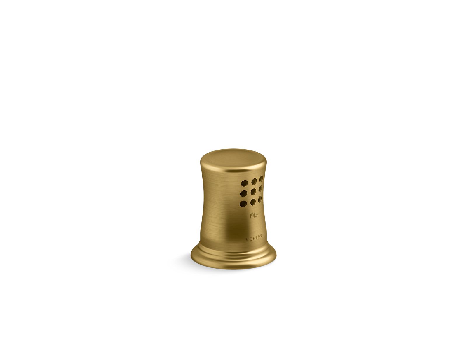 KOHLER K-35714-2MB Air gap cover with collar - Vibrant Brushed Moderne Brass