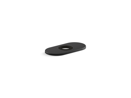 KOHLER K-13478-A-BL 4" escutcheon plate for Insight and Kinesis faucet - Matte Black