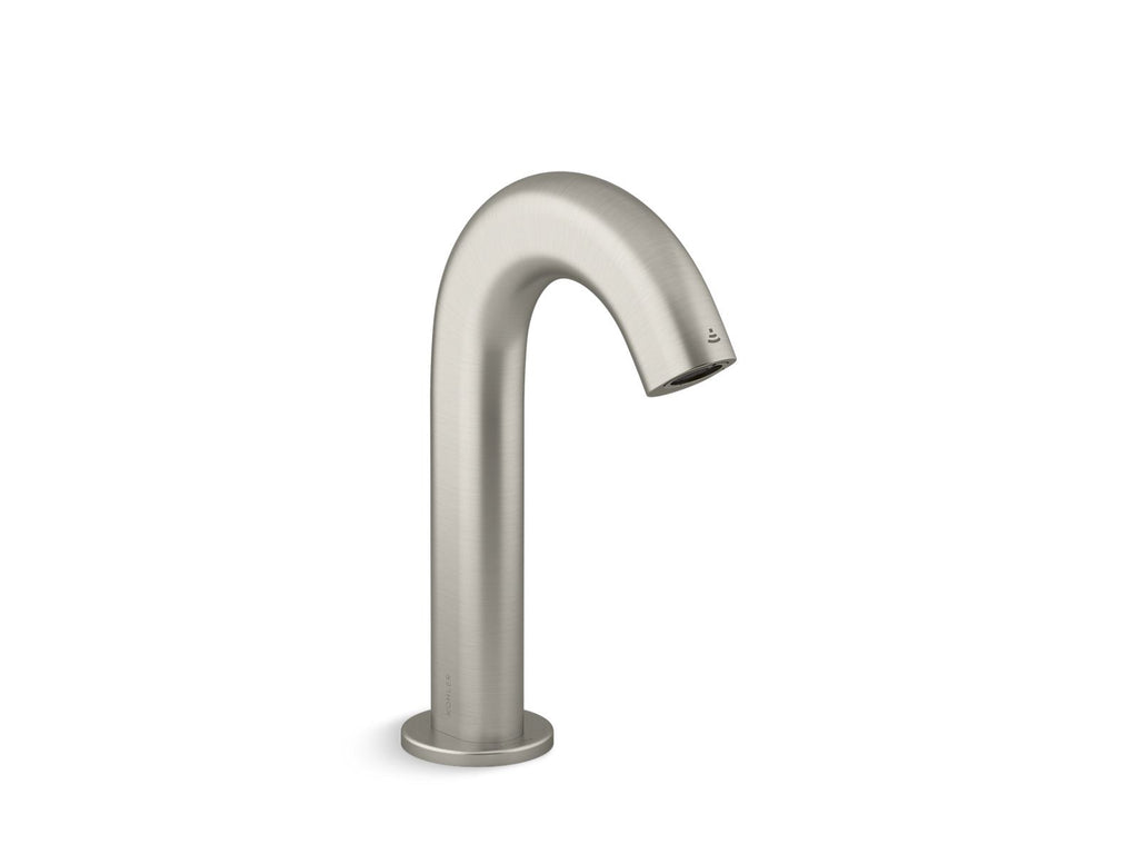 KOHLER K-103B77-SANA-BN Oblo Touchless Faucet With Kinesis Sensor Technology And Temperature Mixer, Ac-Powered - Vibrant Brushed Nickel