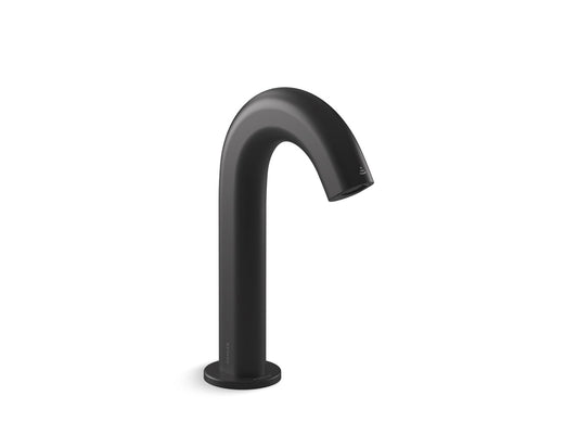 KOHLER K-103B76-SANA-BL Oblo Touchless Bathroom Sink Faucet With Kinesis Sensor Technology, Ac-Powered In Matte Black