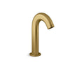 KOHLER K-103B77-SANA-2MB Oblo Touchless Faucet With Kinesis Sensor Technology And Temperature Mixer, Ac-Powered - Vibrant Brushed Moderne Brass