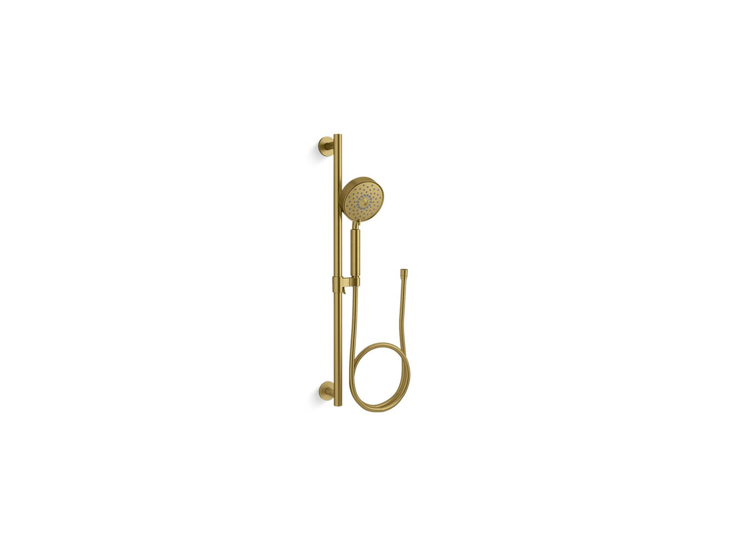 KOHLER K-22178-G-2MB Purist 28" Four-Function Handshower Kit, 1.75 Gpm In Vibrant Brushed Moderne Brass