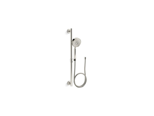 KOHLER K-22178-G-SN Purist 28" Four-Function Handshower Kit, 1.75 Gpm In Vibrant Polished Nickel