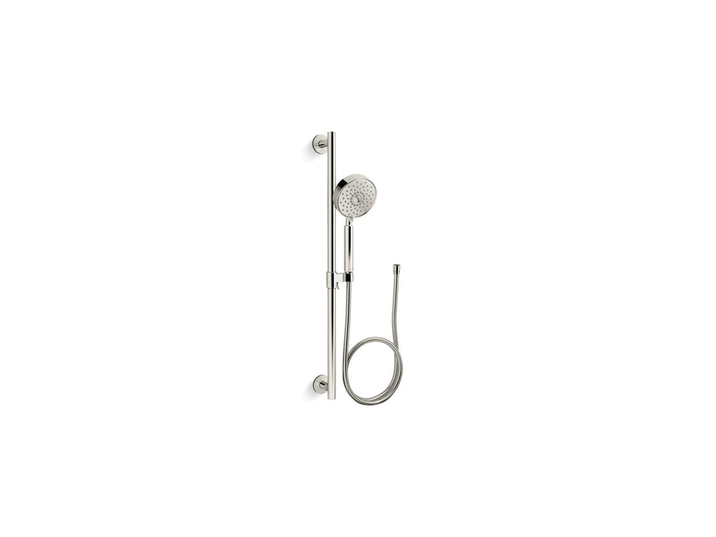 KOHLER K-22178-G-SN Purist 30" Four-Function Handshower Kit, 1.75 Gpm - Vibrant Polished Nickel