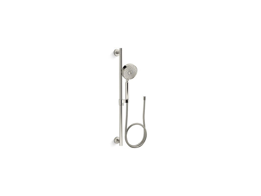 KOHLER K-22178-SN Purist 28" Four-Function Handshower Kit, 2.5 Gpm In Vibrant Polished Nickel