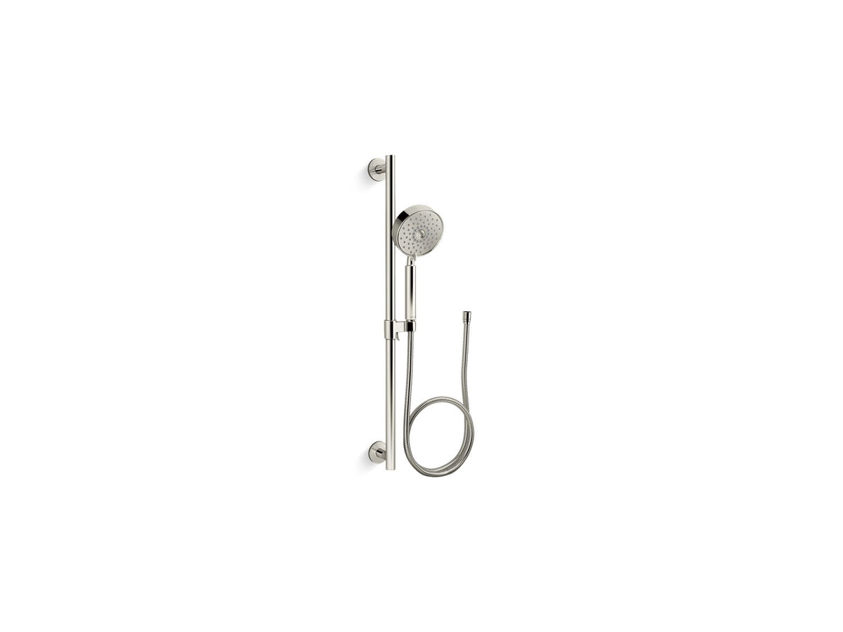 KOHLER K-22178-SN Purist 30" Four-Function Handshower Kit, 2.5 Gpm - Vibrant Polished Nickel