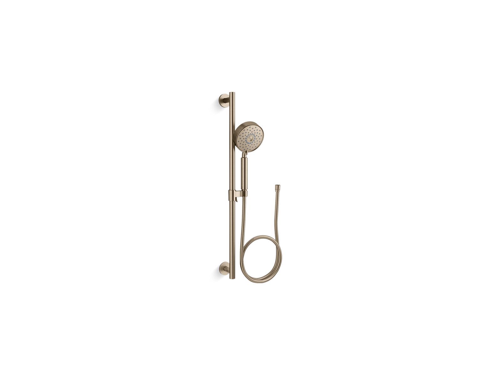 KOHLER K-22178-BV Purist 30" Four-Function Handshower Kit, 2.5 Gpm - Vibrant Brushed Bronze